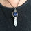 Miniature : Pendentif Merkaba Lapis lazuli & Pointe Cristal de roche