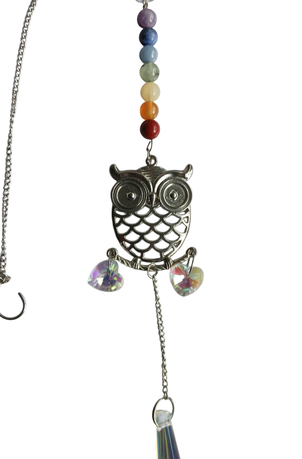 Miniature : Attrape Soleil Hibou et ses 7 minéraux Fehu