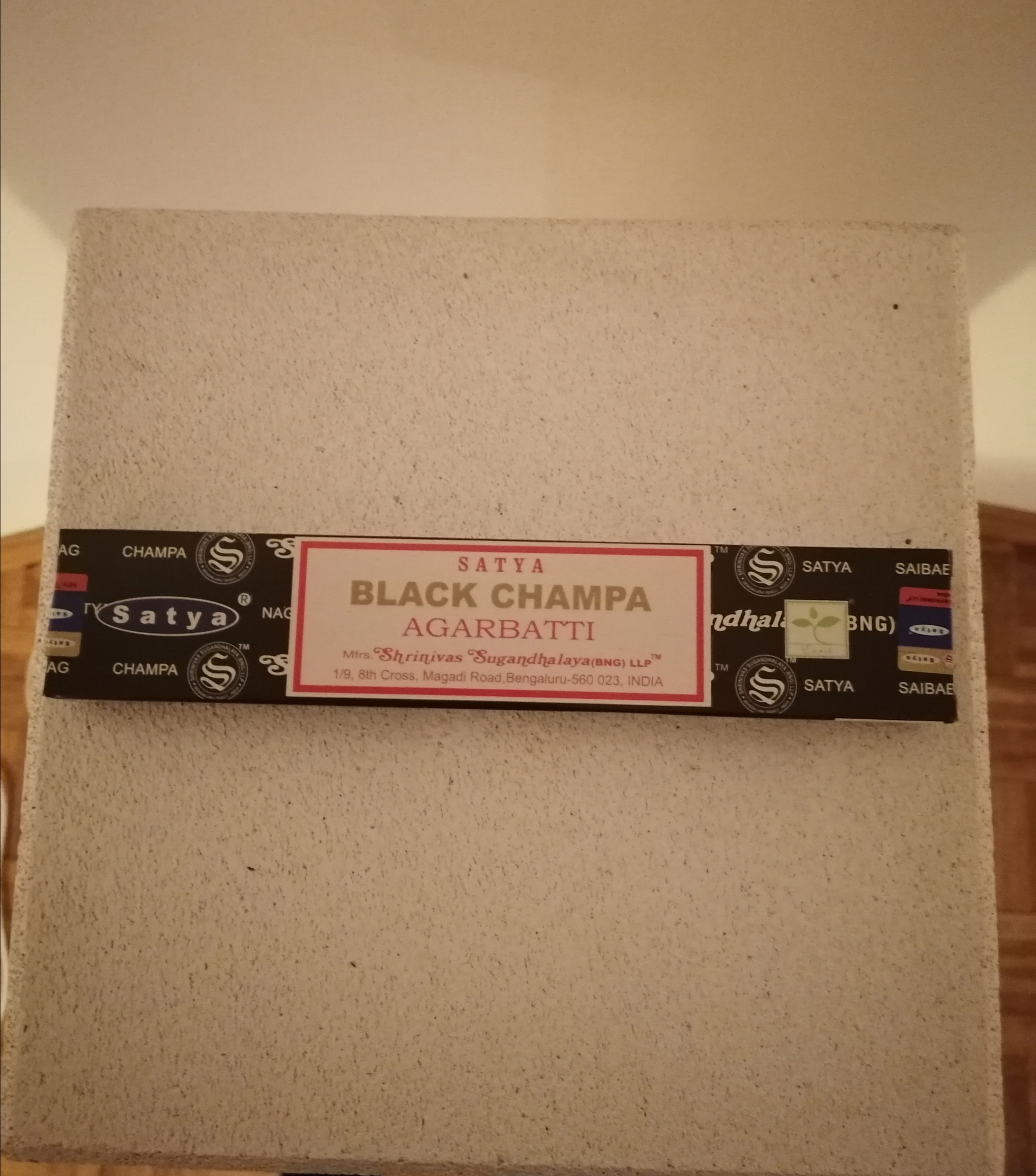 Encens satya black champa