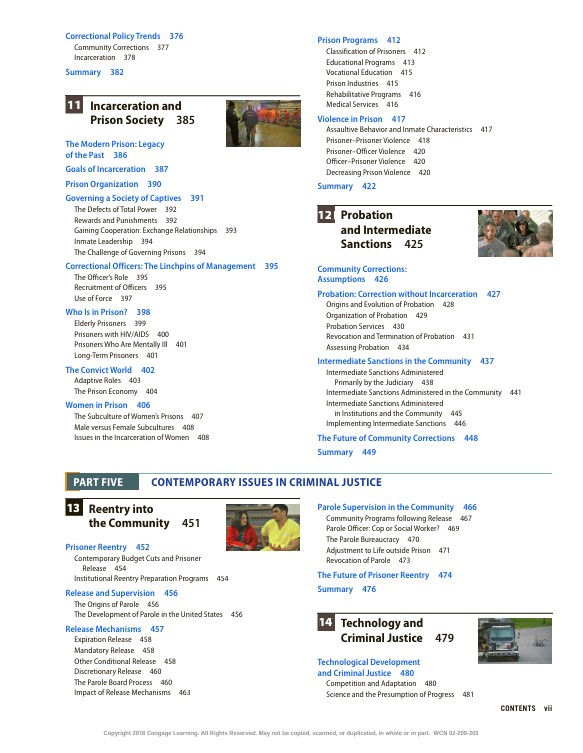 Thumbnail: Criminal Justice in America 9th Edition | Book Contents