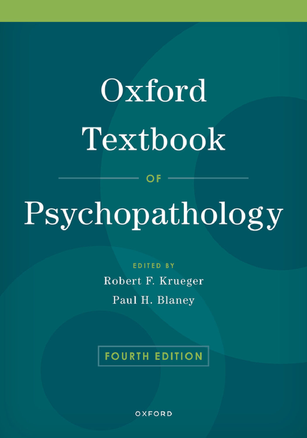 Oxford Textbook of Psychopathology 4th Edition – Robert F. Krueger | Book Cover