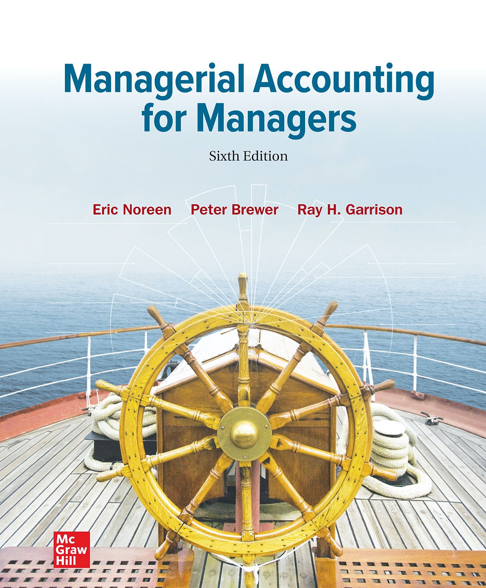 Managerial Accounting for Managers 6th Edition – Eric Noreen | Book Cover