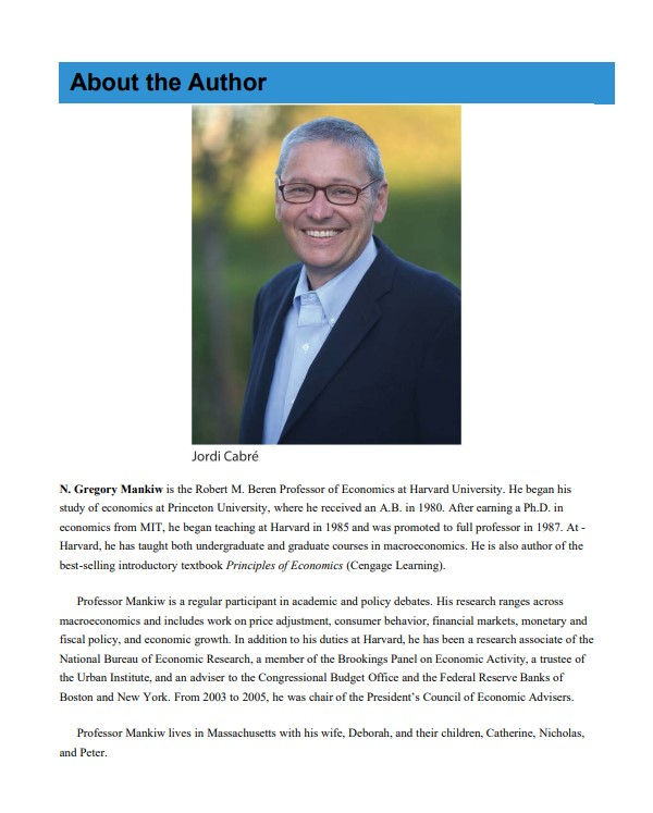 Thumbnail: Macroeconomics 10th edition | Book Author