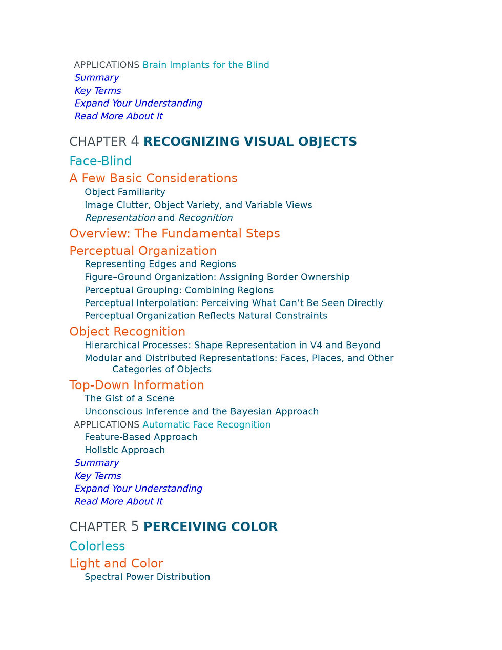 Thumbnail: Sensation and Perception 2nd Edition | Book | Preview