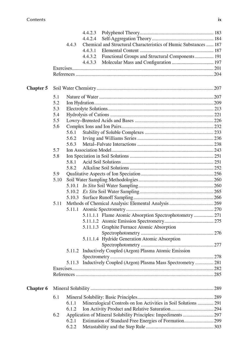 Thumbnail: Soil and Water Chemistry: An Integrative Approach 2nd Edition | Book Preview
