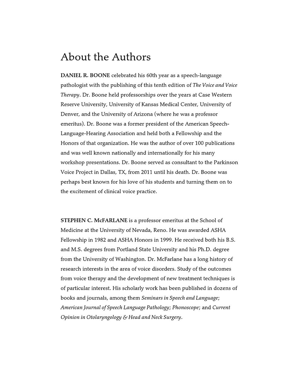 Thumbnail: The Voice and Voice Therapy 10th Edition | Book Preview