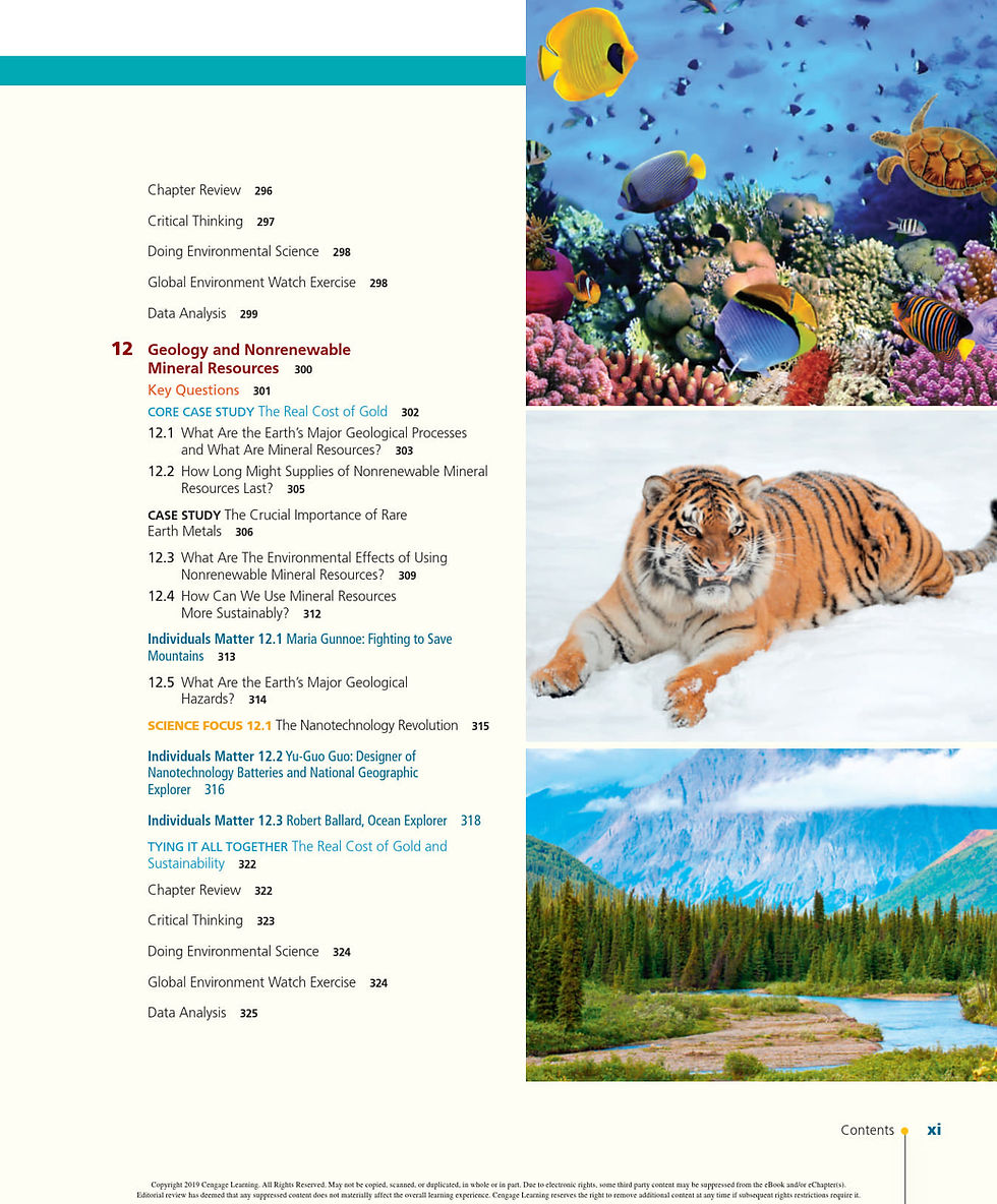 Thumbnail: Environmental Science 16th Edition ISBN: 1337569615 | Book Preview