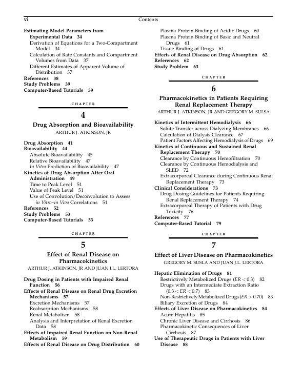 Thumbnail: Principles of Clinical Pharmacology 3rd Edition | Book Contents