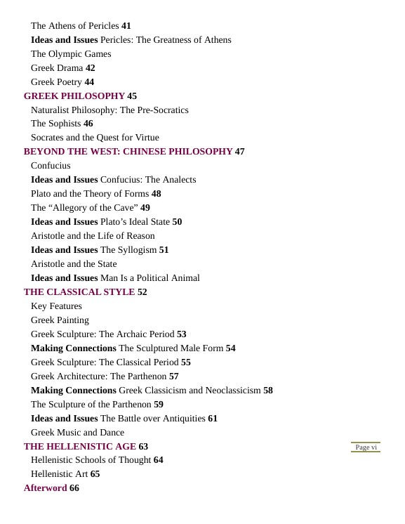 Thumbnail: Landmarks in Humanities 5th Edition | Book Contents