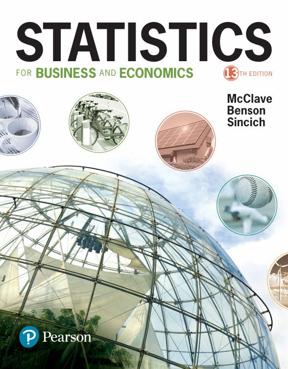Statistics for Business and Economics 13th Edition | Book Cover