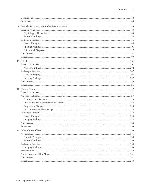 Thumbnail: Essentials of Forensic Imaging: A Text-Atlas | Book Contents