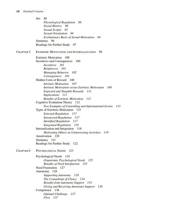 Thumbnail: Understanding Motivation and Emotion 7th Edition | Book Contents