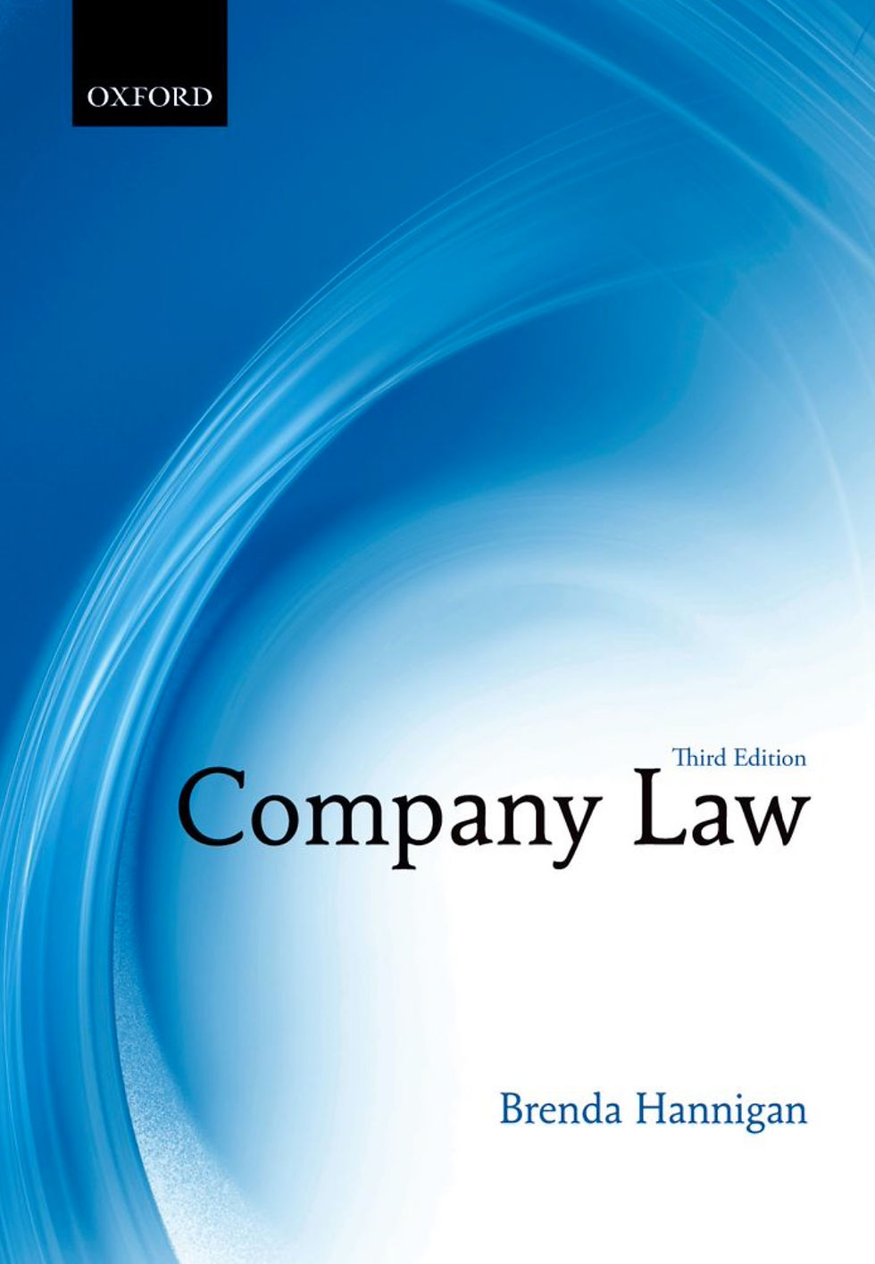 Company Law 3rd Edition – Brenda Hannigan | Book Cover