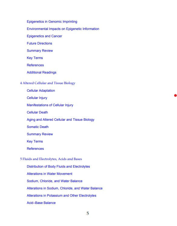 Thumbnail: Understanding Pathophysiology 7th Edition | Book Contents