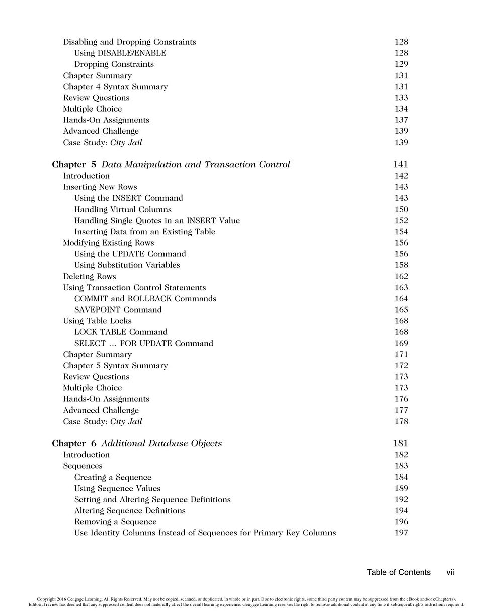 Thumbnail: Oracle 12c: SQL 3rd Edition | Book Preview