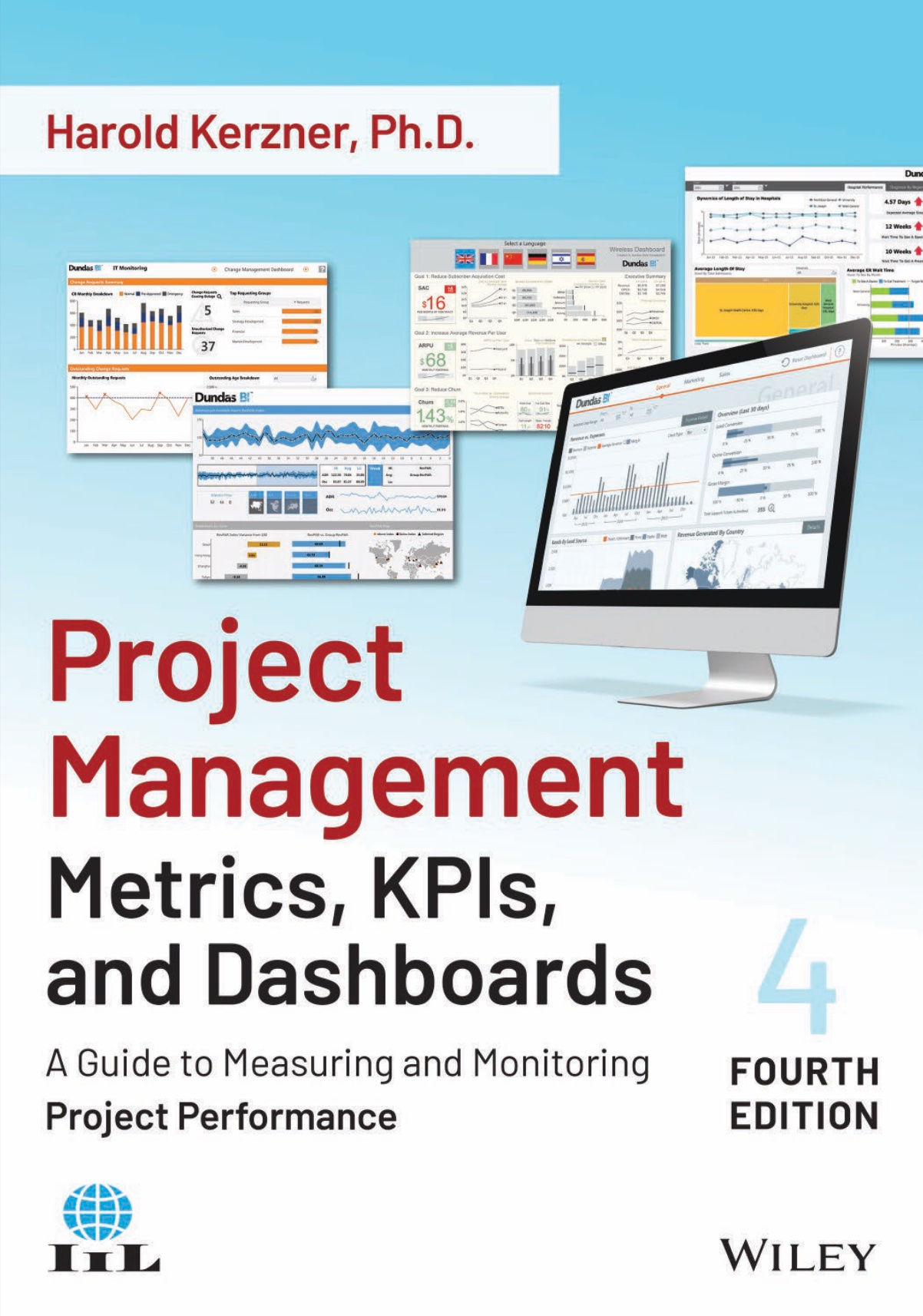 Project Management Metrics, KPIs, and Dashboards 4th Edition – Harold Kerzner | Book Cover