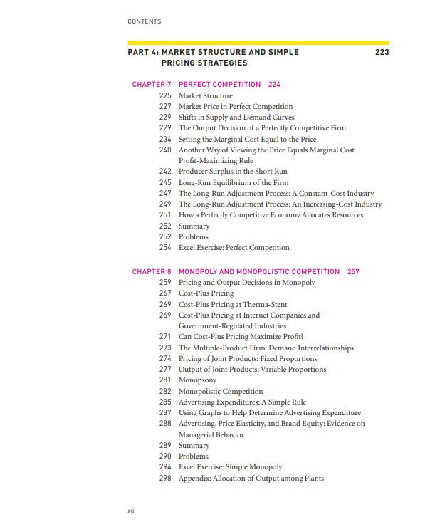 Thumbnail: Managerial Economics: Theory Applications and Cases 8th Edition | Book Contents