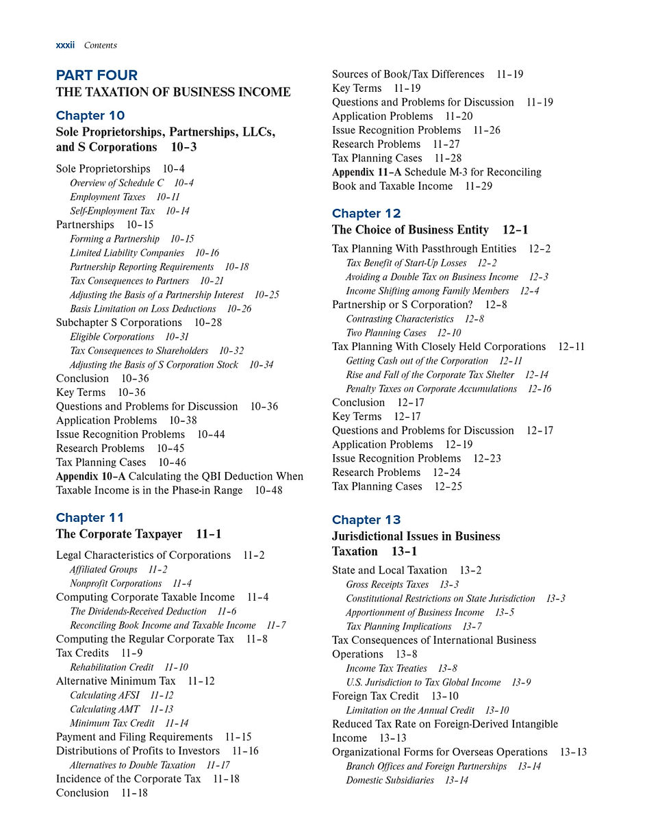 Thumbnail: Principles of Taxation for Business and Investment Planning 2024 Edition | Book Preview