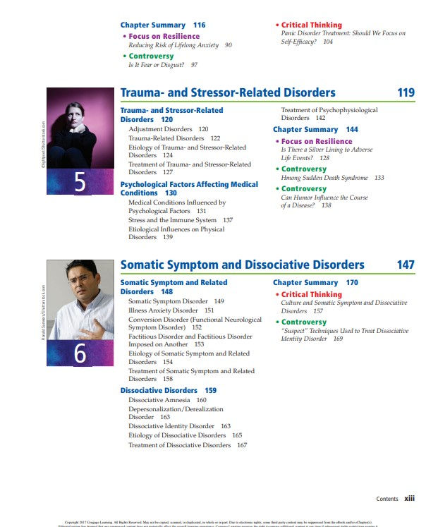 Thumbnail: Essentials of Understanding Abnormal Behavior 3rd Edition | Book Contents