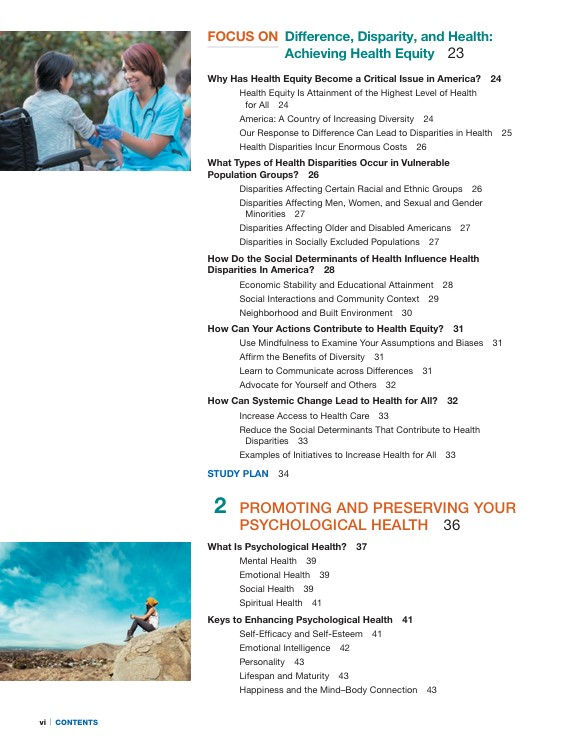 Thumbnail: Access to Health 16th Edition | Book Contents