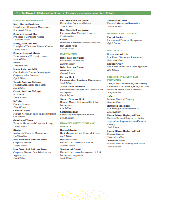 Thumbnail: Essentials of Corporate Finance 10th Edition