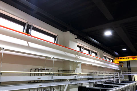 廠房中的自然排煙窗 / 舜元 / KST-A01直線型電動推桿