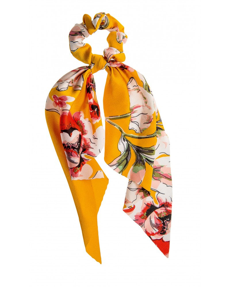 Thumbnail: Floral Hair elastic (scarf)