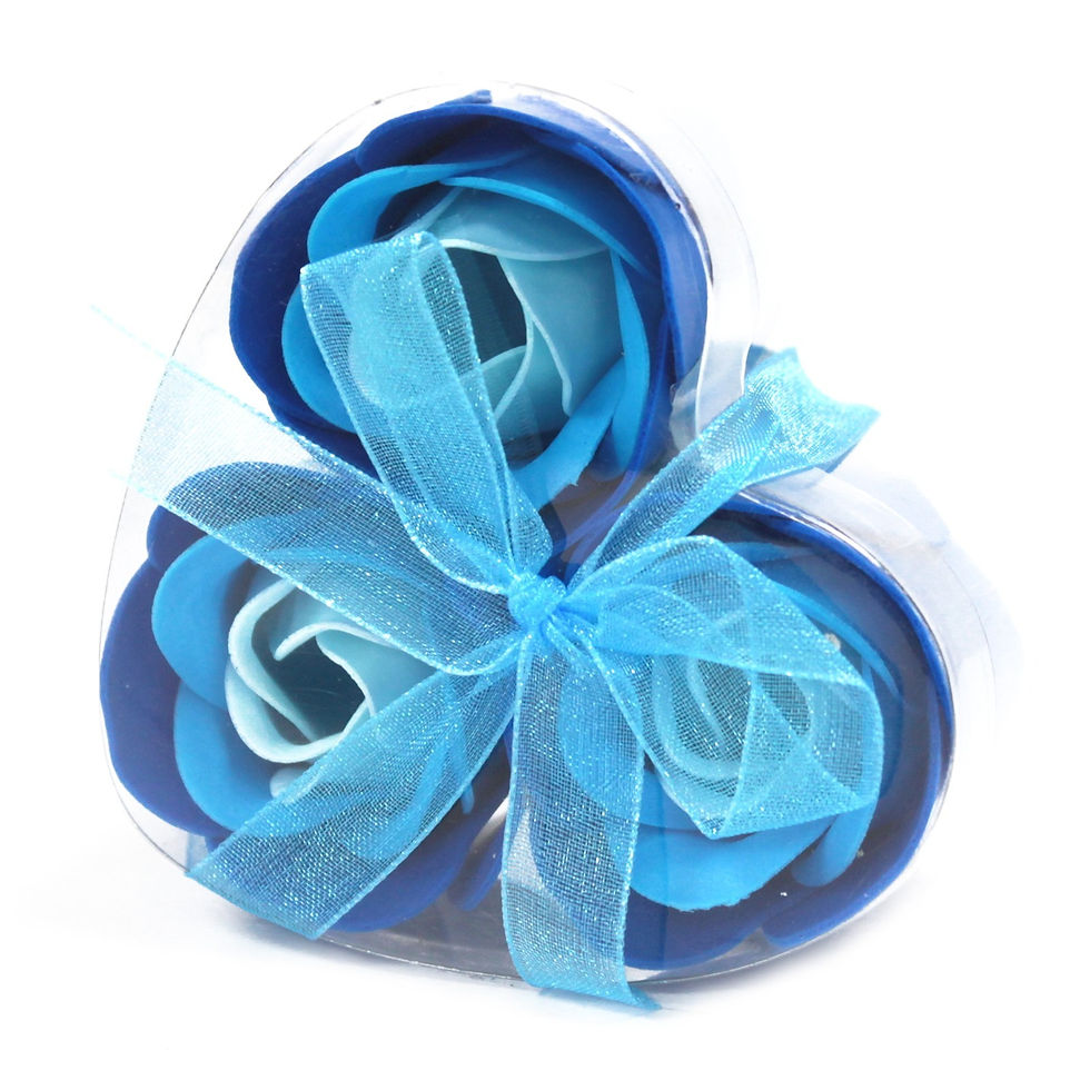 Thumbnail: Soap flowers in heart box