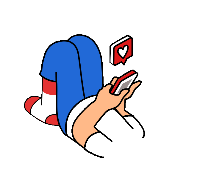 Sharing content on social media.gif