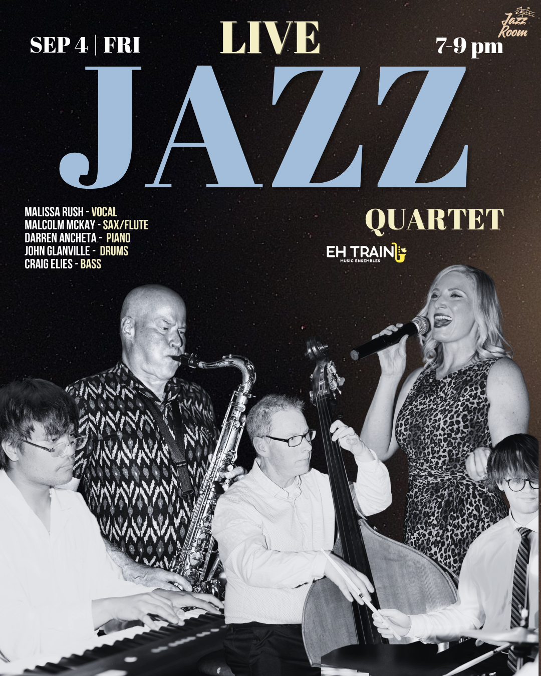 EH TRAIN Jazz Quartet - Live artwork from GULBAR