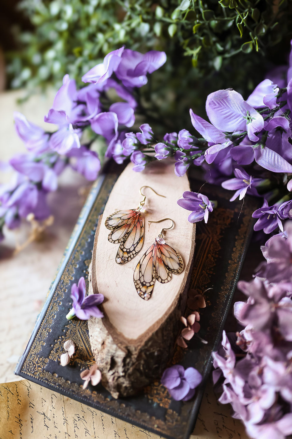 Miniature : Pétale Sauvage - boucles d'oreilles