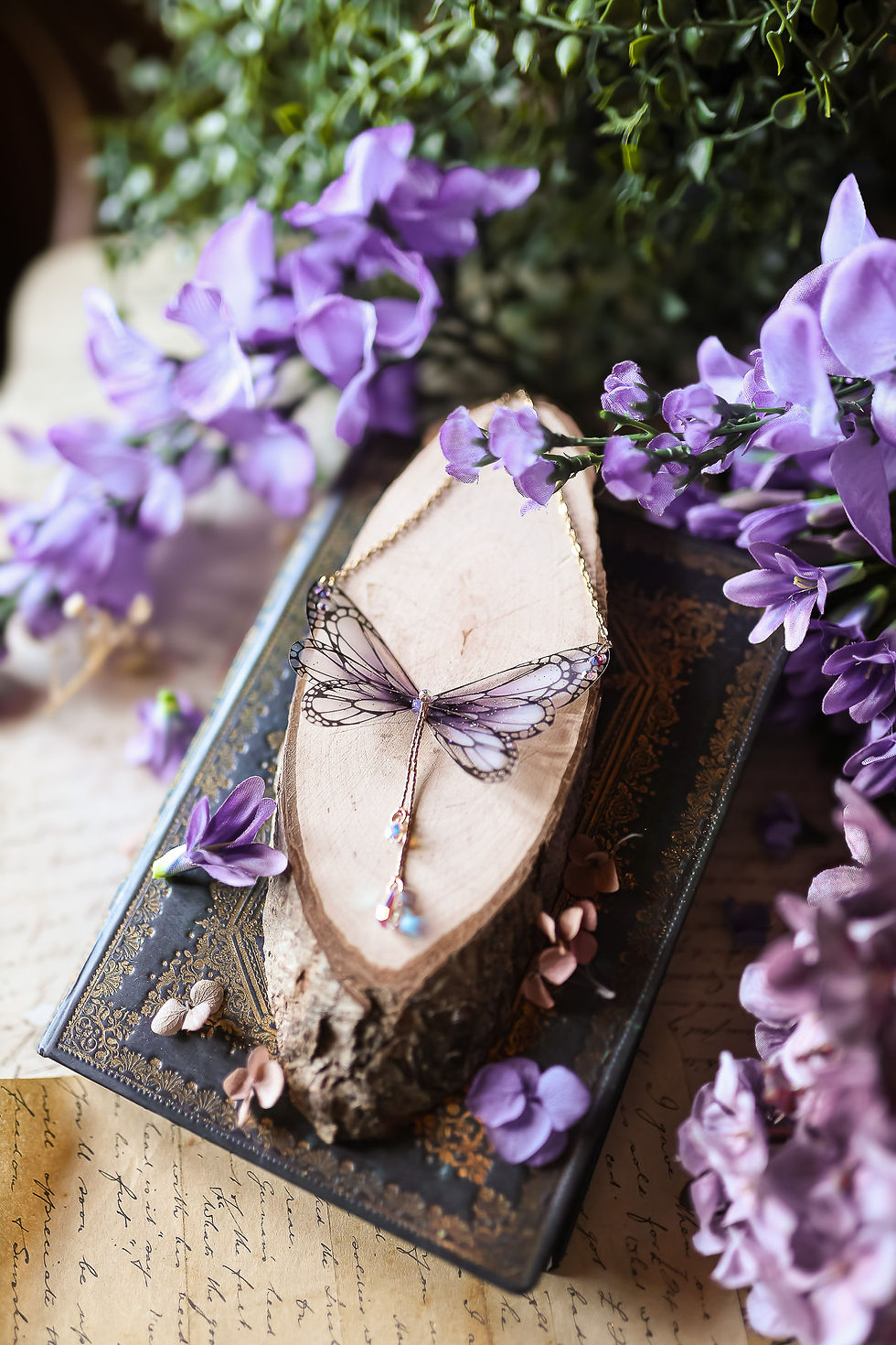 Miniature : Pétale Sauvage - collier