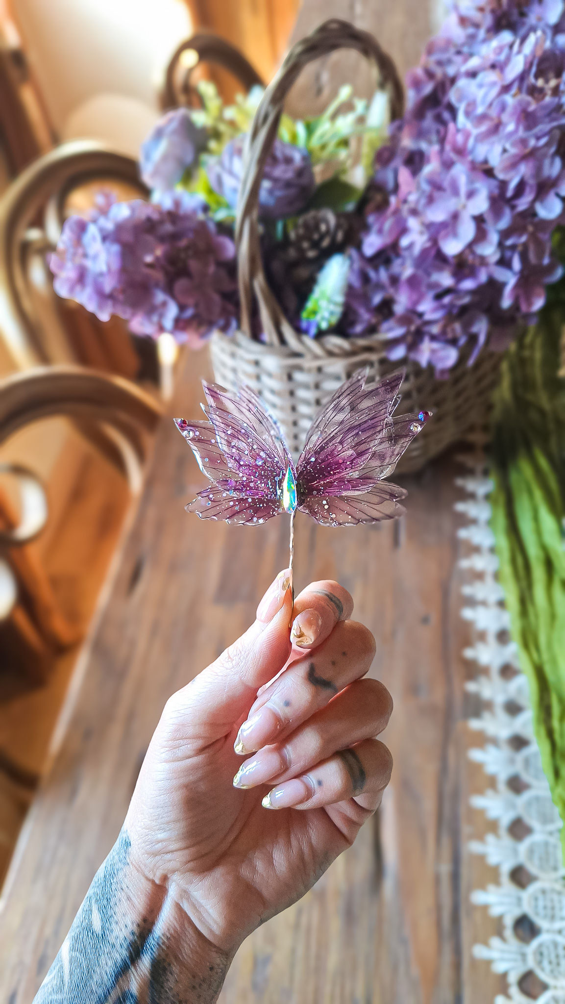 Barrette à cheveux Nymphe