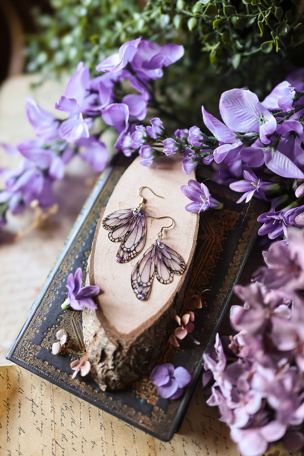 Miniature : Pétale Sauvage - boucles d'oreilles
