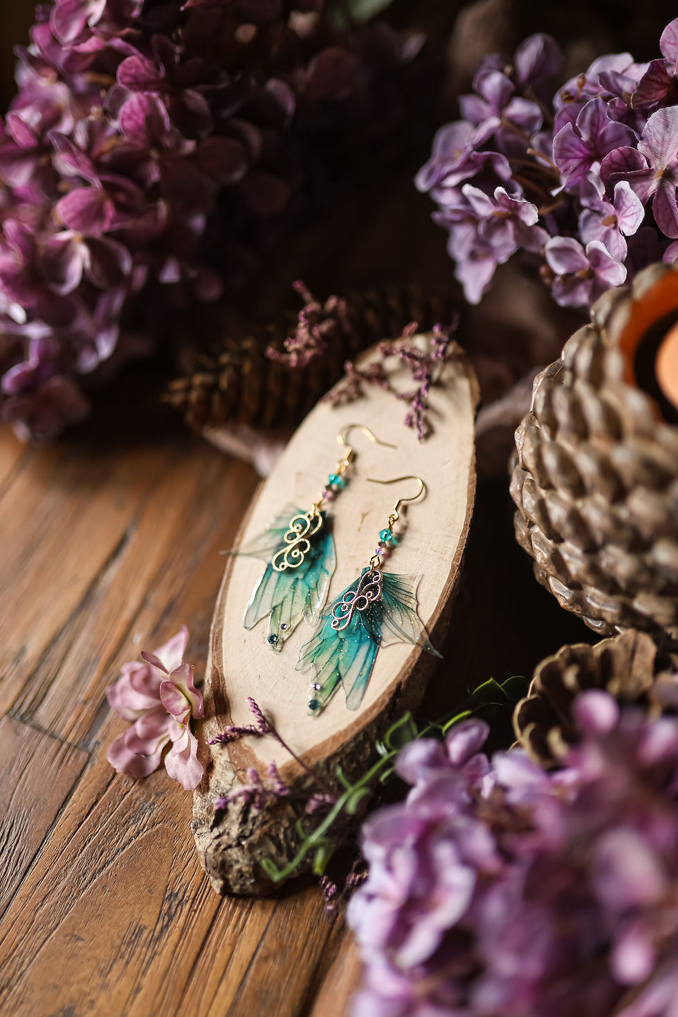 Miniature : Féerie Sauvage - boucles d'oreilles