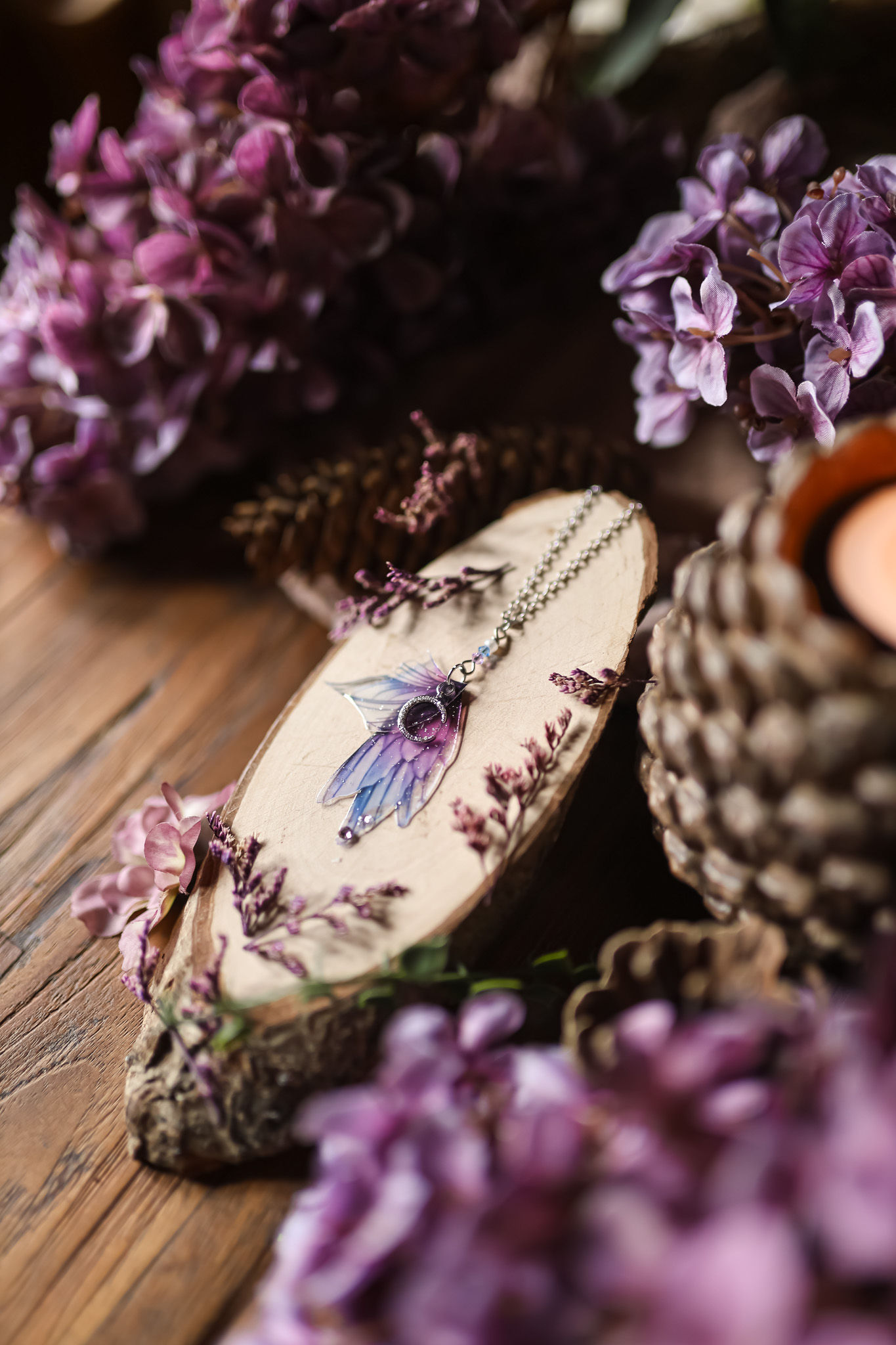 Féerie Sauvage - collier pendentif