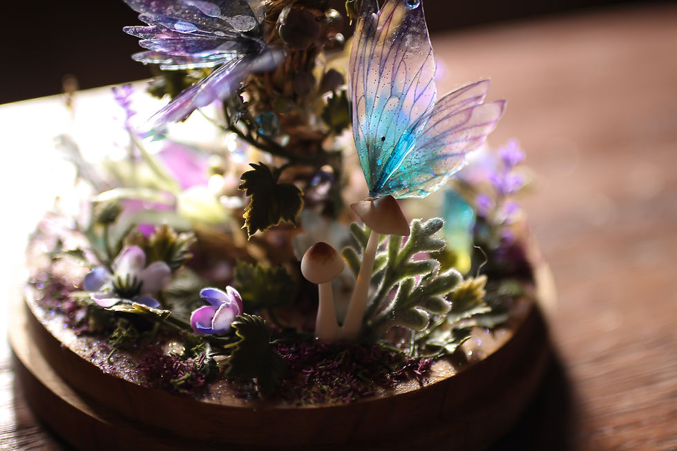 Thumbnail: Bijoux Ailes de Fée Faërie Faerie Fairy wings Fairy Fairycore Fae Nocturne Sylvarden Ardenweald