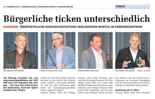BÜRGERLICHE TICKEN UNTERSCHIEDLICH