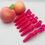 Thumbnail: Peach Nova hair sectioning clips pk of 6