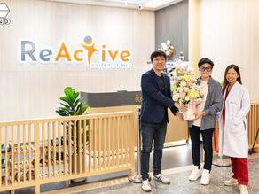 CND ร่วมแสดงความยินดีกับ REACTIVE REHAB CLINIC คลินิกเฉพาะทางเวชศาสตร์ฟื้นฟู เปิดให้บริการอย่างเป็นทางการแล้ว