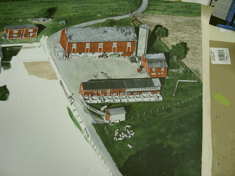 Farm Painting Contiued