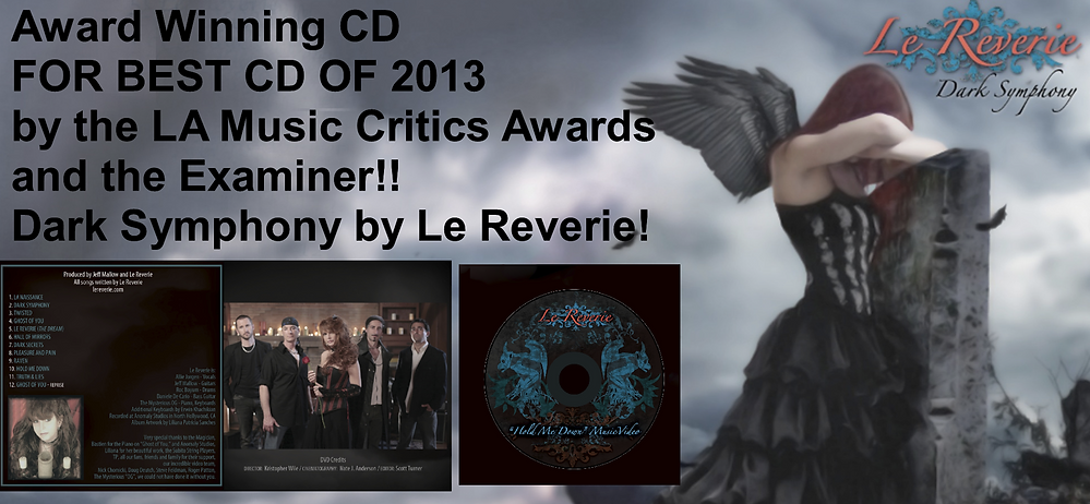 Limited Edition Dark Symphony CD By Le Reverie including  a DVD of  Hold Me Down