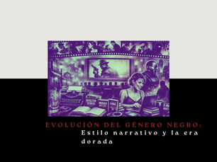 Género negro en cine y literatura