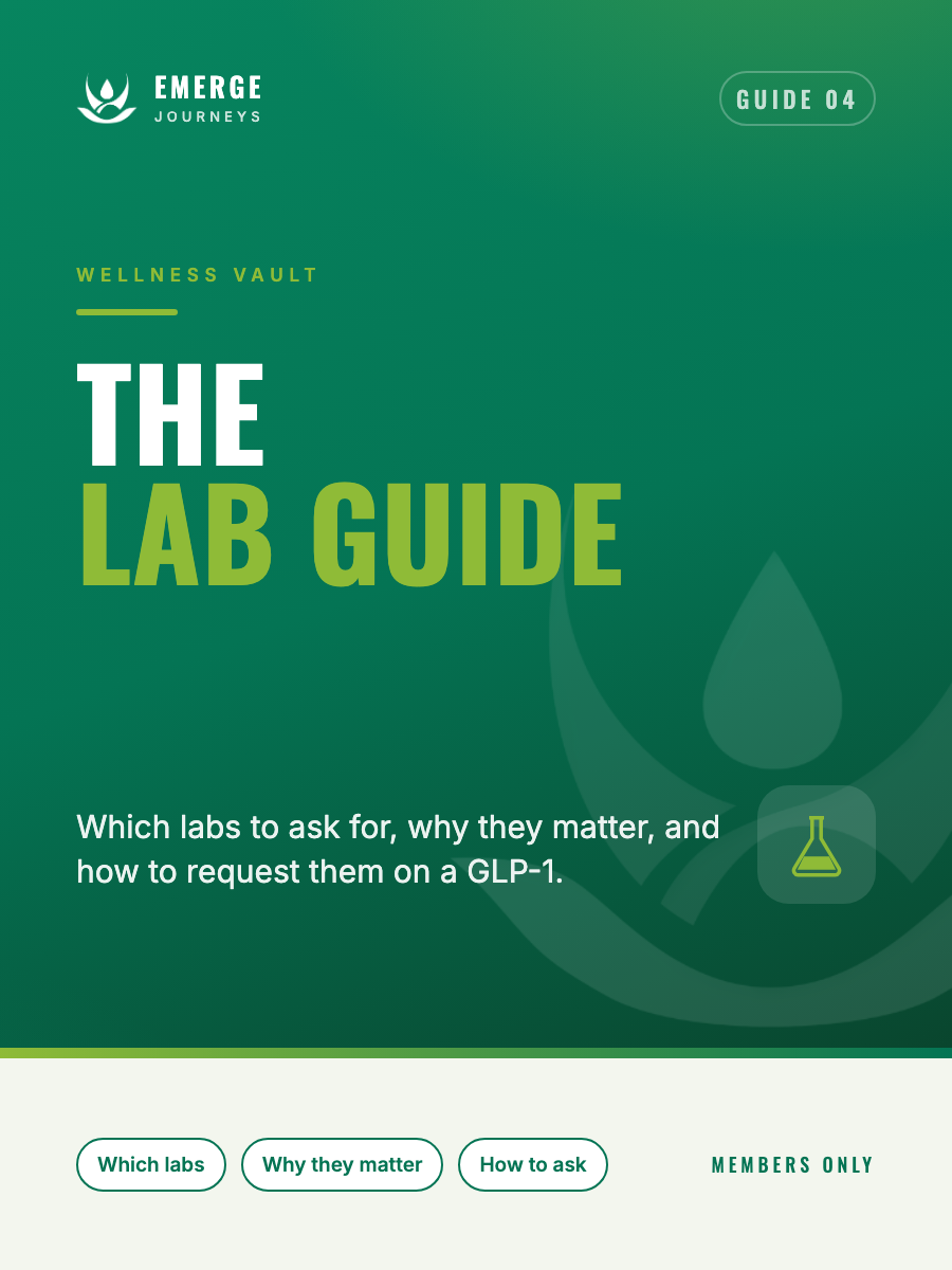 The Lab Guide cover, a members-only Emerge Wellness Vault download
