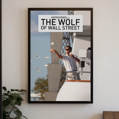 The Wolf of Wall Street 額装ポスター Wolf Of The Wall Street | Ashcharya