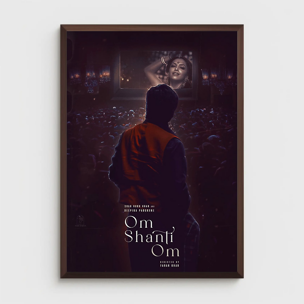 Thumbnail: Om in a theater watching Shanti’s film, from Om Shanti Om.