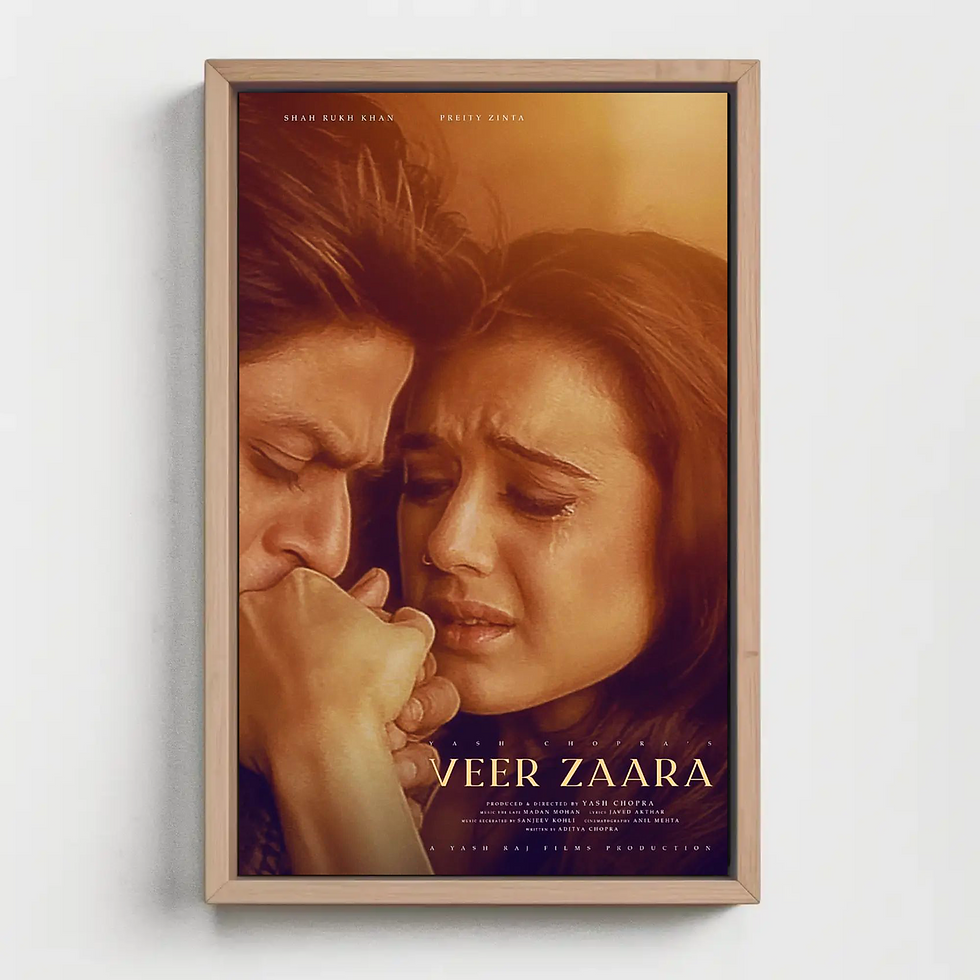 Thumbnail: Veer kissing Zaara’s hand as she cries, symbolizing love beyond fate.
