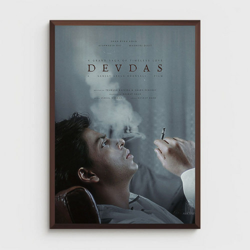Smoke Solitude – Devdas in Thought – Devdas Poster Ashcharya