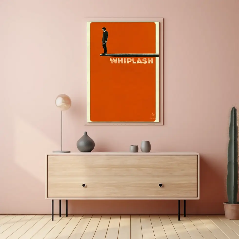 Thumbnail: Red Whiplash Poster Ashcharya