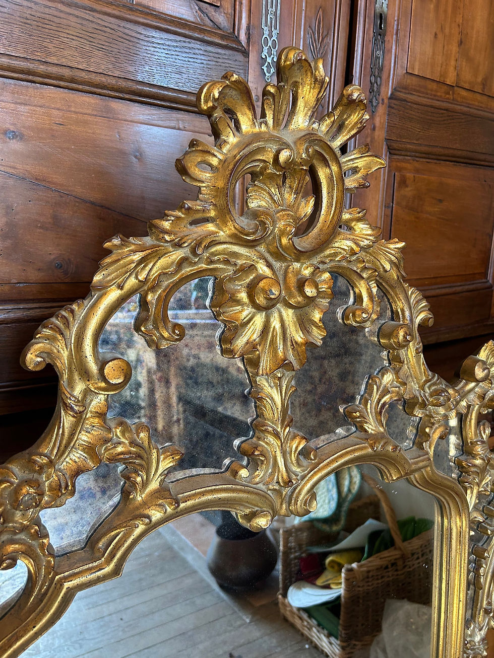 Miniature : Miroir de style louis XV 